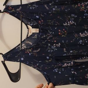 🌟🥂Shoulder cutouts Long chiffon sleeves floral shirt